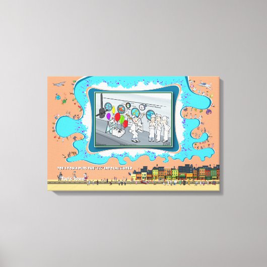 Sunk by Surprise | Birthday 24x16 キャンバスプリント (正面)