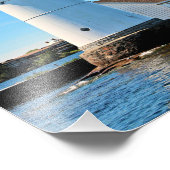 Sunken Rock Light house, New Yorkフォトプリント フォトプリント (角)