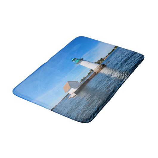 Sunken Rock Light house, New York Bath Mat バスマット (アングル)
