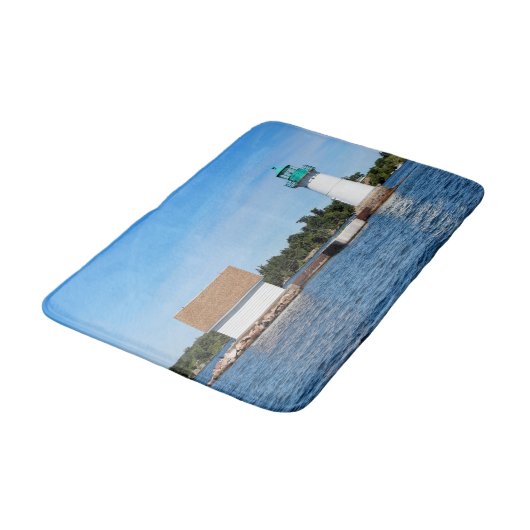 Sunken Rock Light house, New York Bath Mat バスマット (アングル)