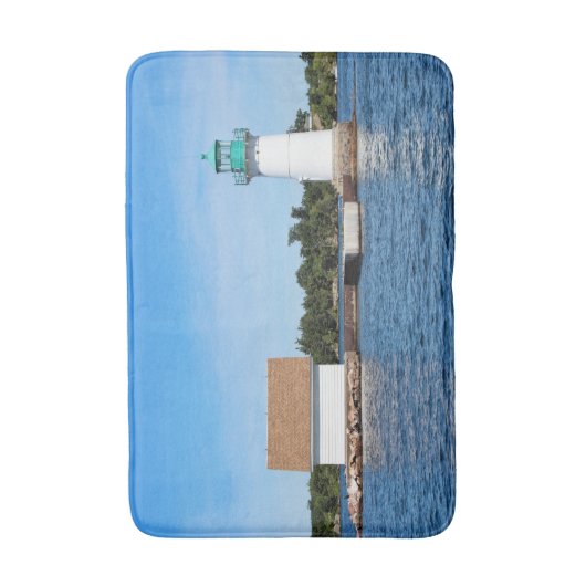 Sunken Rock Light house, New York Bath Mat バスマット (正面縦)
