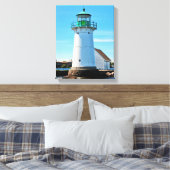 Sunken Rock Light house, New York Canvas Print キャンバスプリント (インサイチュ (寝室))