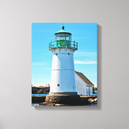 Sunken Rock Light house, New York Canvas Print キャンバスプリント