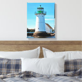Sunken Rock Light house, New York Canvas Print キャンバスプリント (インサイチュ (寝室))