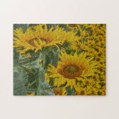 Sunkissed Sunflowers Puzzle, 11" x 14", 252 pieces ジグソーパズル (横)