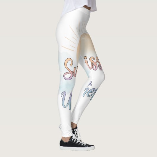 Sunkissed Unbothered Aesthetic レギンス (右)