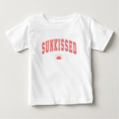 Sunkissed Varsity Summer Typography ベビーTシャツ (正面)