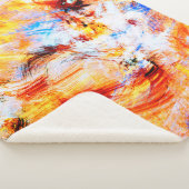 Sunlight. Abstract beautiful multicolor bright art シェルパブランケット (3/4)