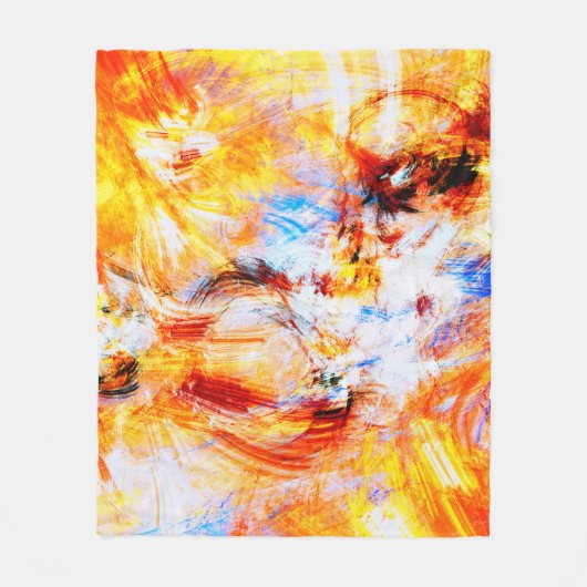 Sunlight. Abstract beautiful multicolor bright art フリースブランケット (正面)