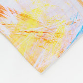 Sunlight. Abstract beautiful multicolor bright art フリースブランケット (角)