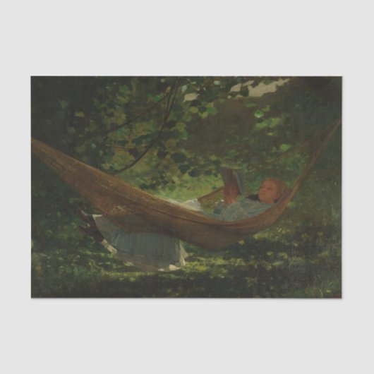 Sunlight and Shadow by Winslow Homer 薄葉紙 (正面)