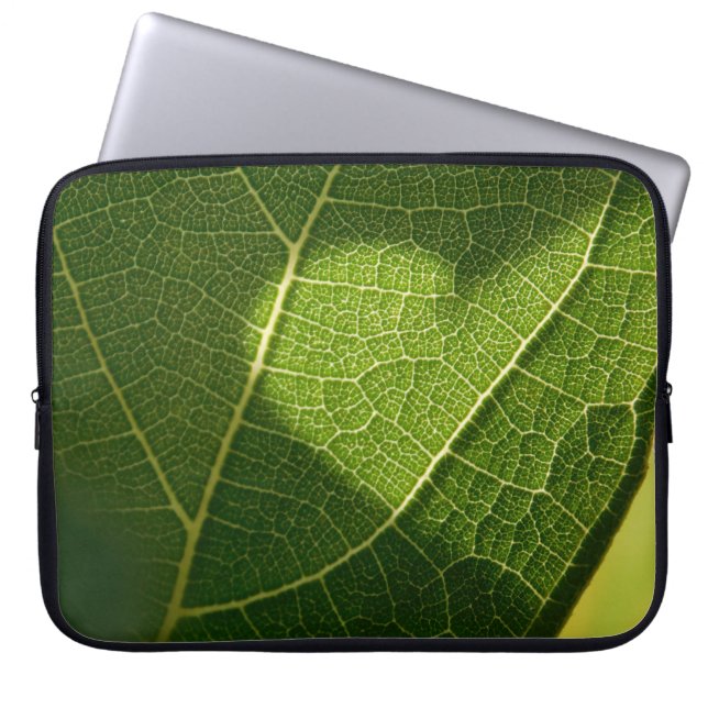 Sunlight Heart Leaf Electronic Bag ラップトップスリーブ (正面)