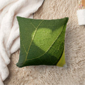 Sunlight Heart Leaf Pillow クッション (ブランケット)