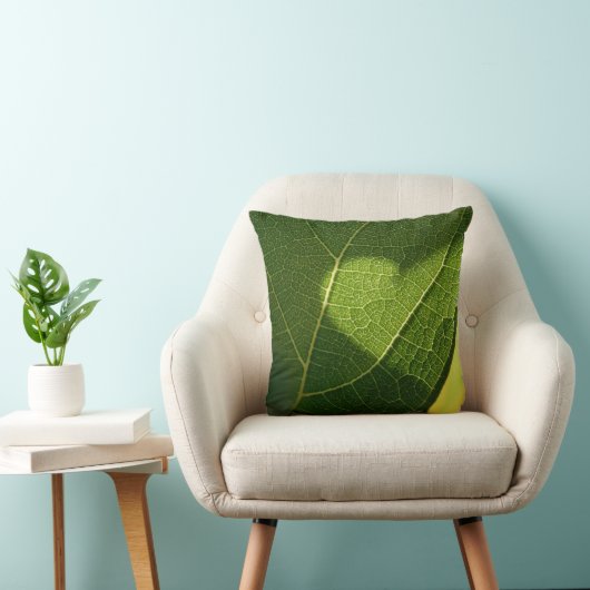Sunlight Heart Leaf Pillow クッション (椅子)
