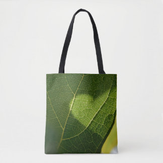 Sunlight Heart Leaf Tote Bag トートバッグ