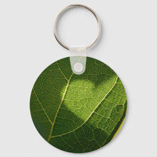 Sunlight Heart on Leaf Keychain キーホルダー