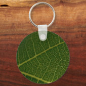 Sunlight Heart on Leaf Keychain キーホルダー (裏面)