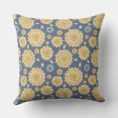 Sunlight Stillness II in Country Blue クッション (裏面)