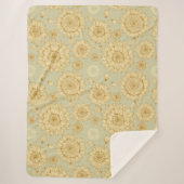 Sunlight Stillness II in Light Olive シェルパブランケット (正面)