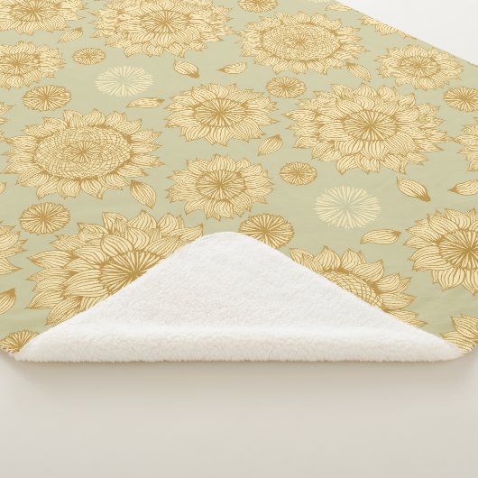 Sunlight Stillness II in Light Olive シェルパブランケット (3/4)