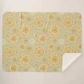 Sunlight Stillness II in Light Olive シェルパブランケット (正面(横))