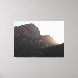 Sunlight Streaming Over Casa Grande, BNP,テキサス州 キャンバスプリント