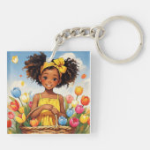 「SUNLIT開花」 キーホルダー (裏面)