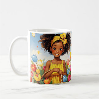 「SUNLIT開花」 コーヒーマグカップ