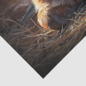 Sunlit Baby Goat Farm Portrait 薄葉紙 (詳細)