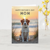 Sunlit Beach Mothers Day Card カード (黄色い花)