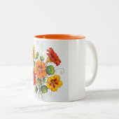 Sunlit Blossoms Ceramic Mug  ツートーンマグカップ (正面右)