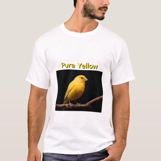 Sunlit Canary on Branch Tシャツ (正面)