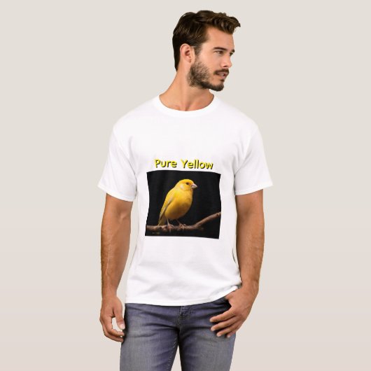 Sunlit Canary on Branch Tシャツ (正面フル)