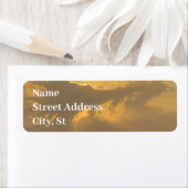 Sunlit Clouds Return Address Labels – Nature Theme ラベル (インサイチュ)