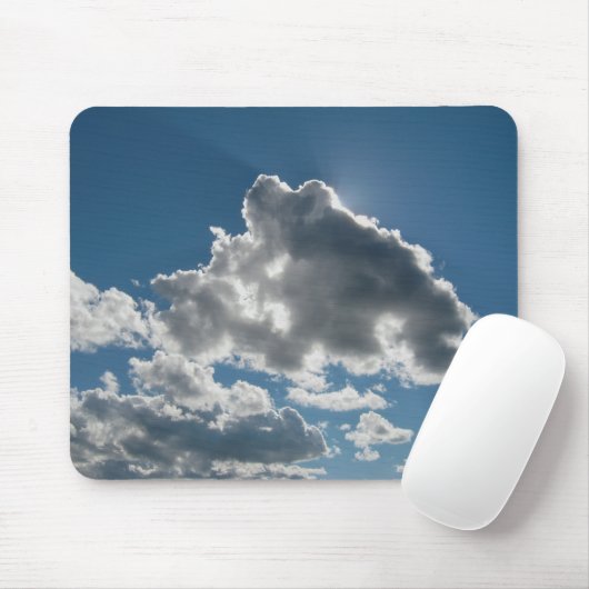 Sunlit Clouds Under Open Sky マウスパッド (マウス)