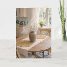 Sunlit Cottage Table Card – French Country カード