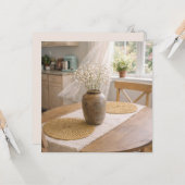 Sunlit Cottage Table Card – French Country カード (正面/裏面インサイチュ)