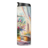 Sunlit Cottage Window Wildflowers タンブラー (回転右)