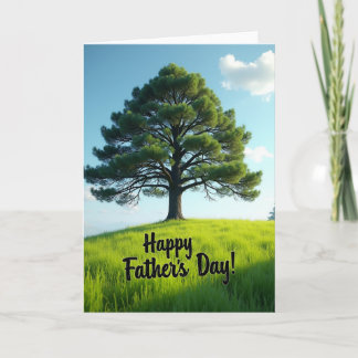 Sunlit Fathers Day Scene Card カード