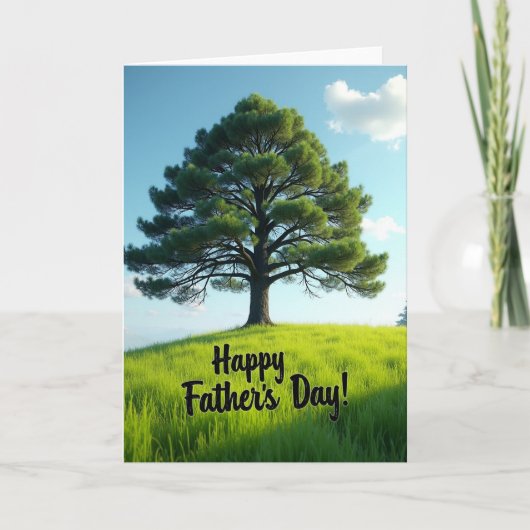 Sunlit Fathers Day Scene Card カード (正面)