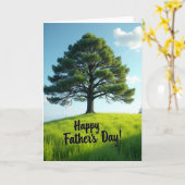 Sunlit Fathers Day Scene Card カード (黄色い花)
