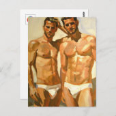 Sunlit Figures: Bold Study in Sensation ポストカード (正面/裏面)