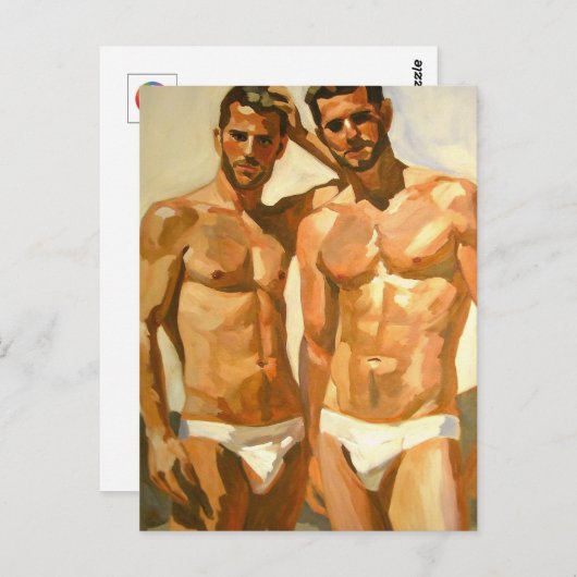 Sunlit Figures: Bold Study in Sensation ポストカード (正面/裏面)