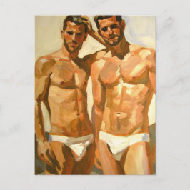 Sunlit Figures: Bold Study in Sensation ポストカード