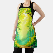 Sunlit Forest Path エプロン (インサイチュ)