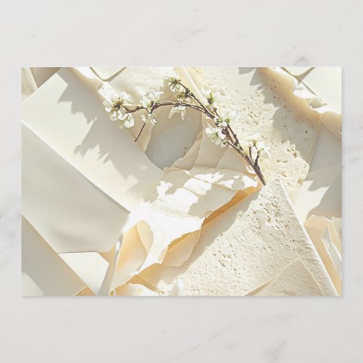 Sunlit Garden Heart Cotton Rag Wedding Motif (裏面)
