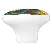 Sunlit Garden Pathway Gate Scene セラミックノブ (側面)