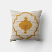 Sunlit Geometry"トルコ語Kilim Pillows: クッション (裏面)