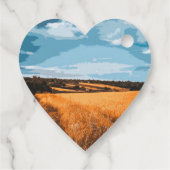 Sunlit Golden Rustic Summer Country Field Nature フェイバータグ (裏面)