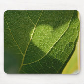 Sunlit Heart Leaf Mouse Pad マウスパッド (正面)